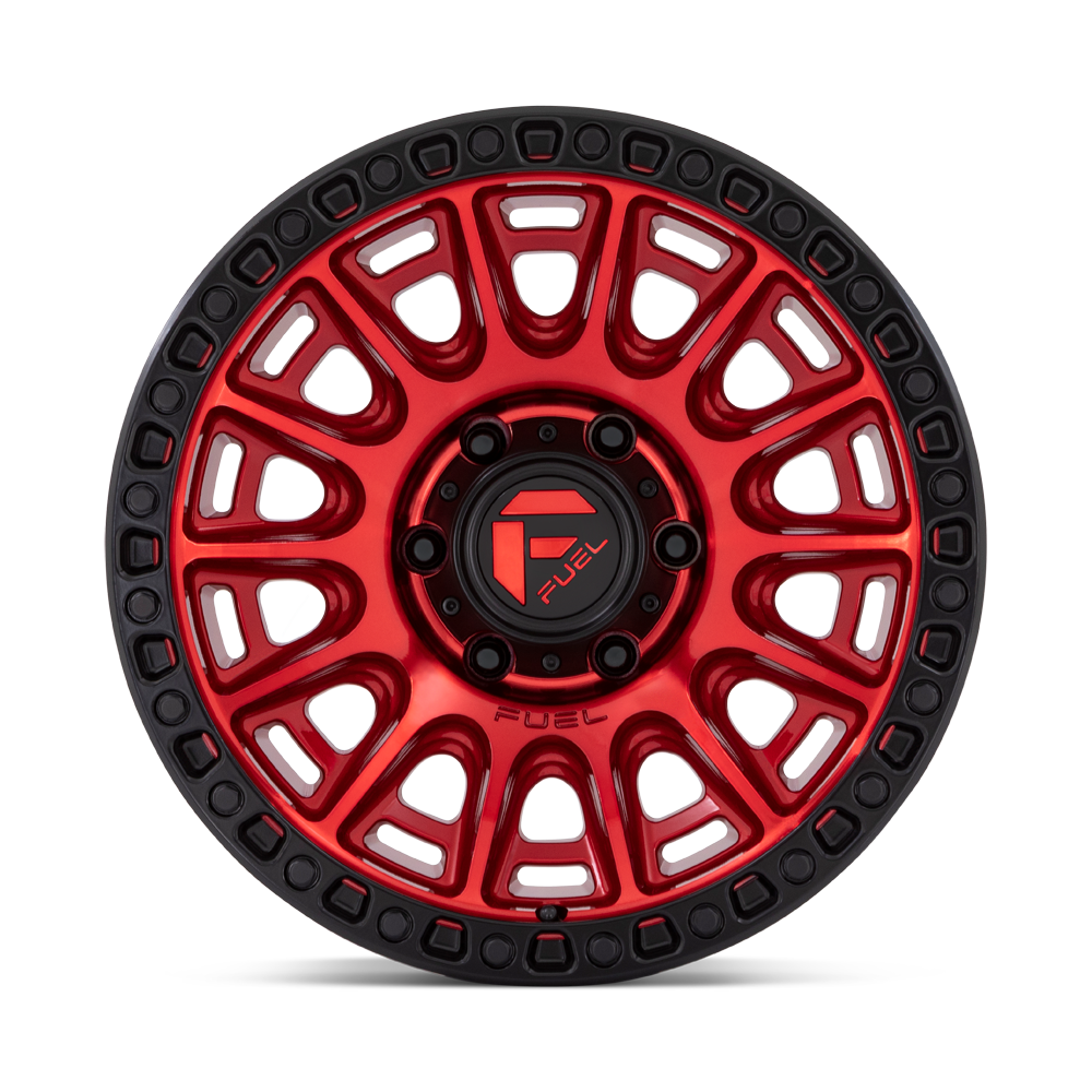 20" Fuel D834 Cycle 20x9 6x135 1mm Wheel Candy Red Black Ring For Ford Lincoln