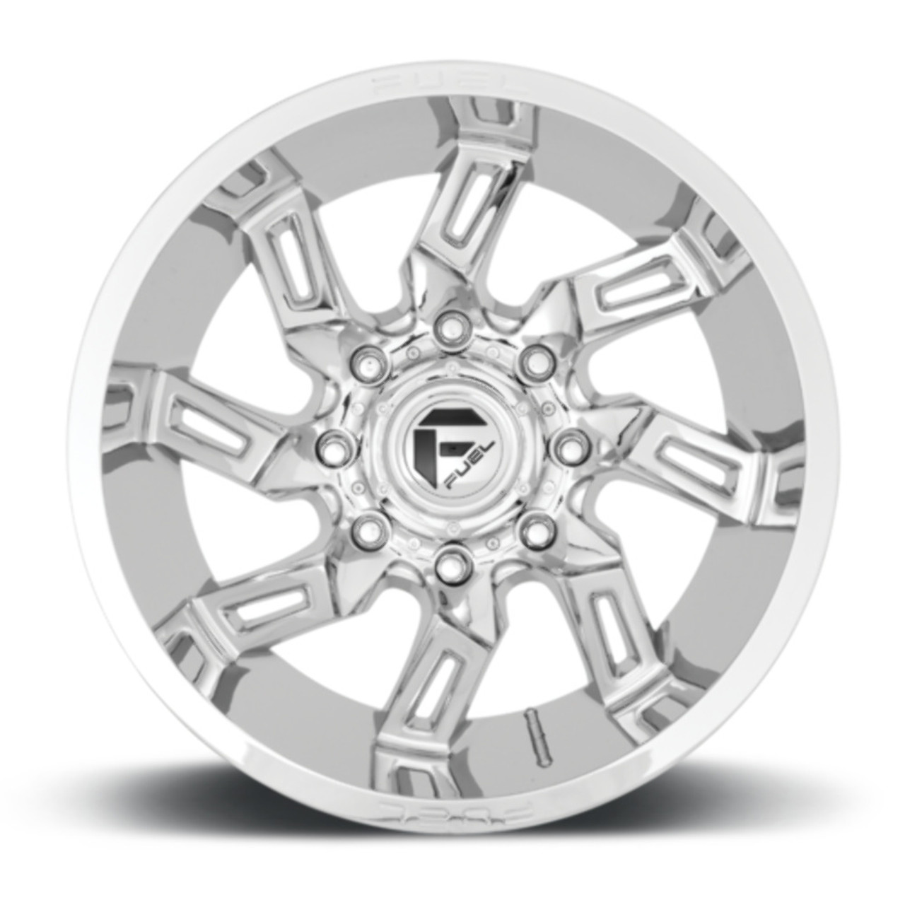 Fuel 1PC D746 Lockdown 20x10 8x180 Chrome Wheel 20" -18mm Rim Lifted For Chevy Fuel 1PC D746 Lockdown 20x10 8x180 Chrome Wheel 20" -18mm Rim Lifted For Chevy