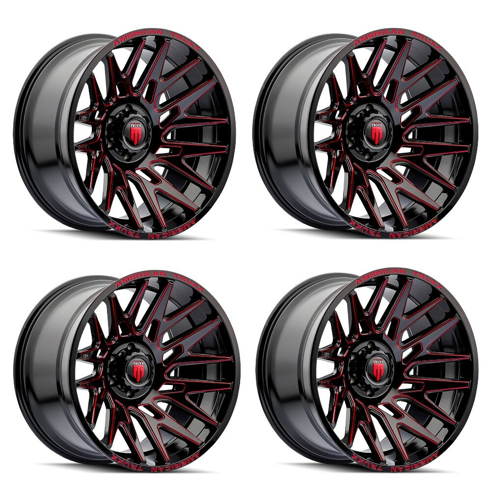 American Truxx At1919 Wheels 22.0 Inch 8x6.5 (8x165.1) A2i Wheel and T