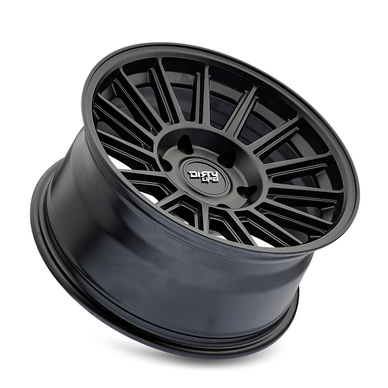 17" Dirty Life Journey Satin Black 17x8.5 Wheel 6x135 0mm For Ford Lincoln Rim