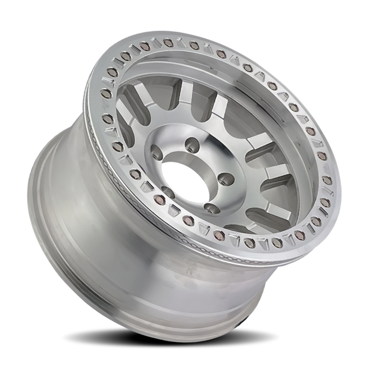 20" Dirty Life Canyon Race Machined 20x10 Wheel 8x6.5 -44mm For Chevy GMC Ram