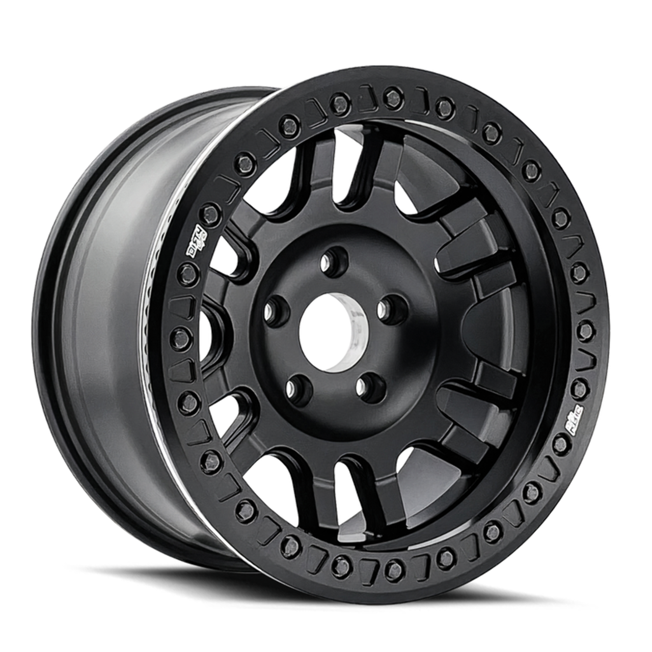 20" Dirty Life Canyon Race Satin Black 20x10 Wheel 8x170 -44mm Lifted For Ford