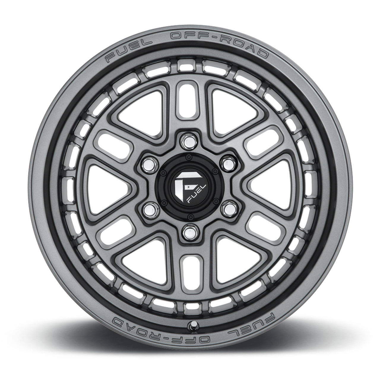 Fuel 1PC D668 Nitro 17x9 6x5.5 Matte Gun Metal Wheel 17" 1mm Rim For Ford