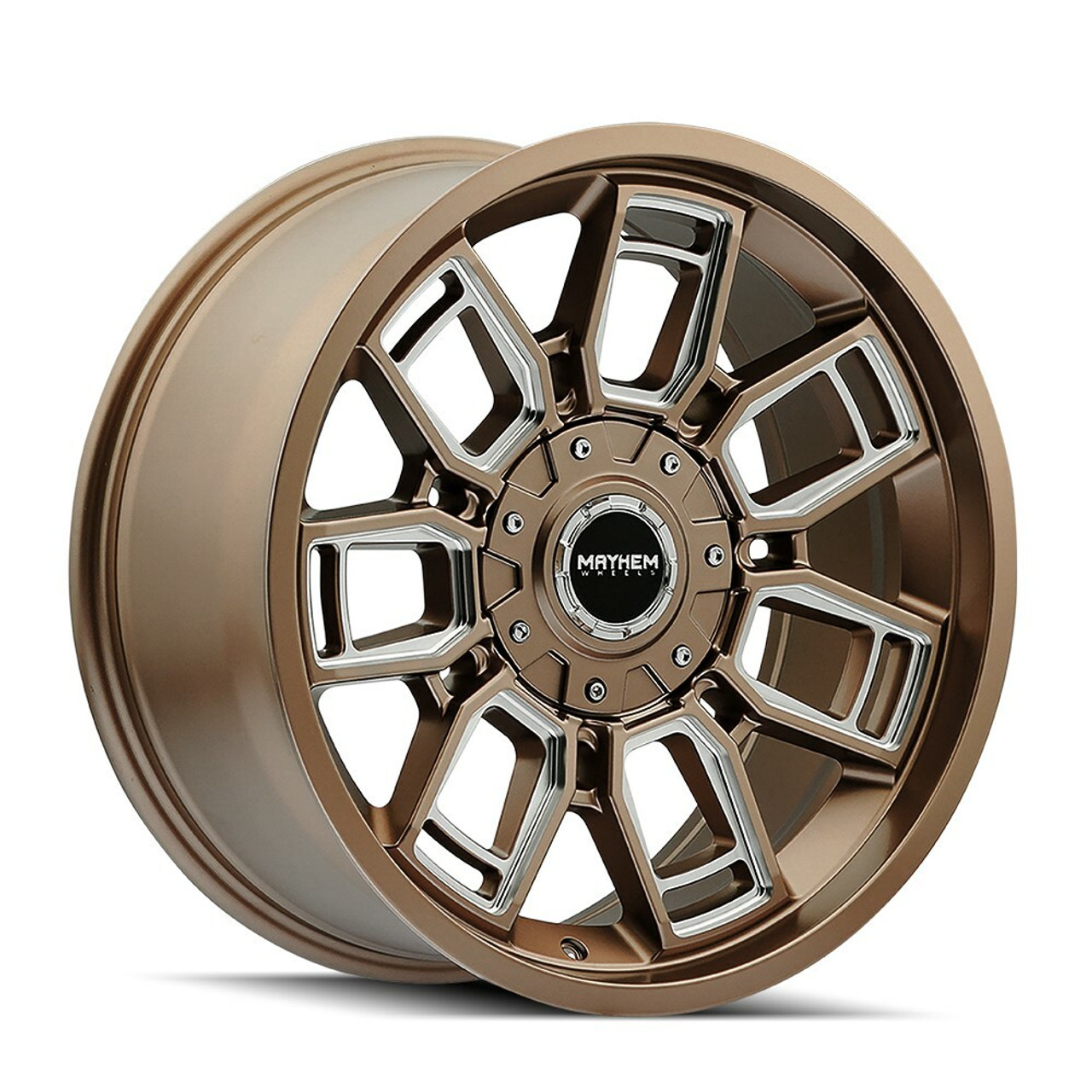 20" Mayhem Ordinance Matte Bronze 20x9 Wheel 6x135 6x5.5 Truck Suv Rim 0mm