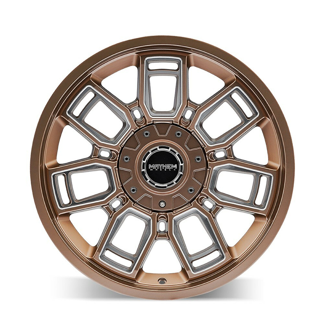 20" Mayhem Ordinance Matte Bronze 20x9 Wheel 6x135 6x5.5 Truck Suv Rim 0mm