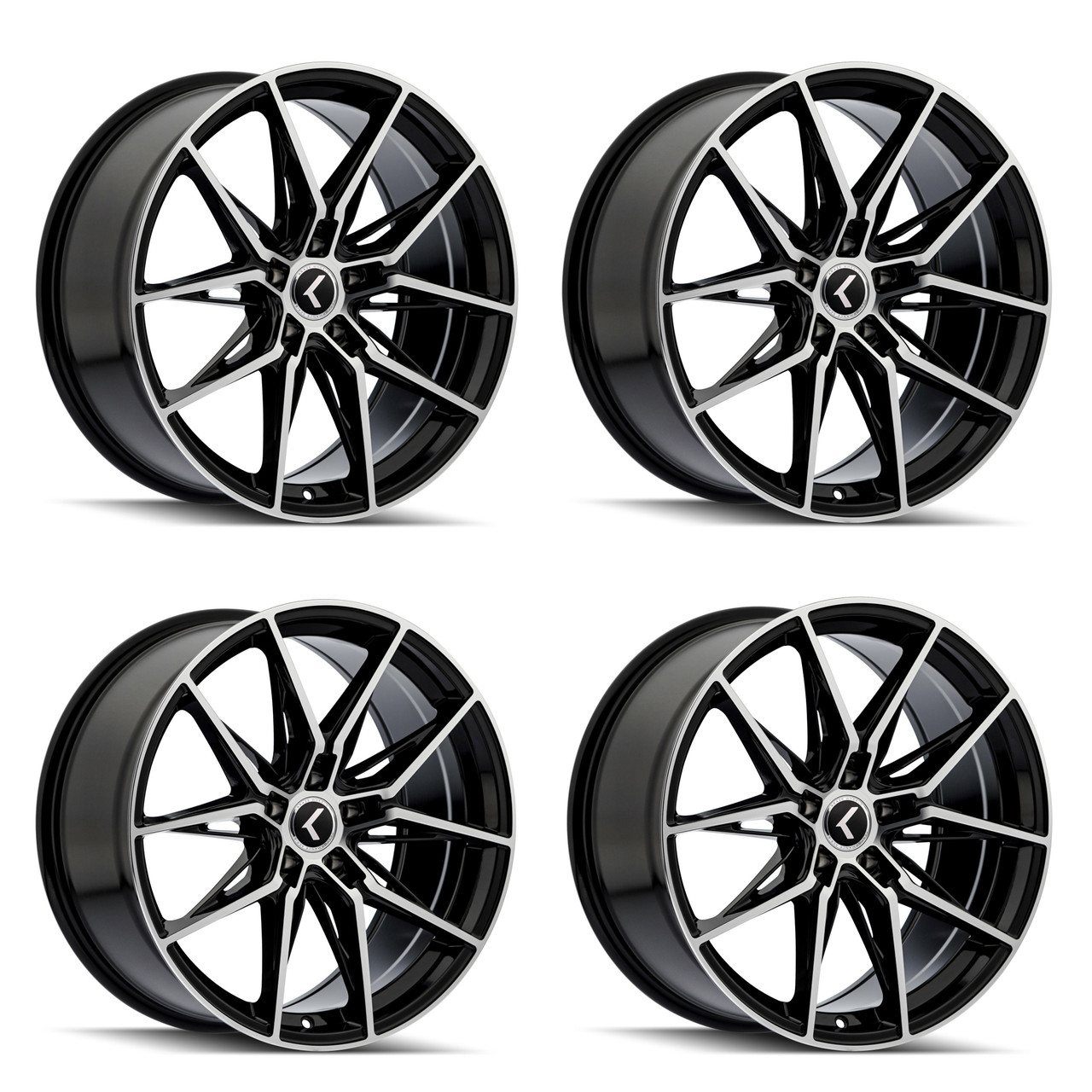 Kraze Kr196 Wheels 20.0 Inch 5x4.5 (5x114.3) A2i Wheel and Tire