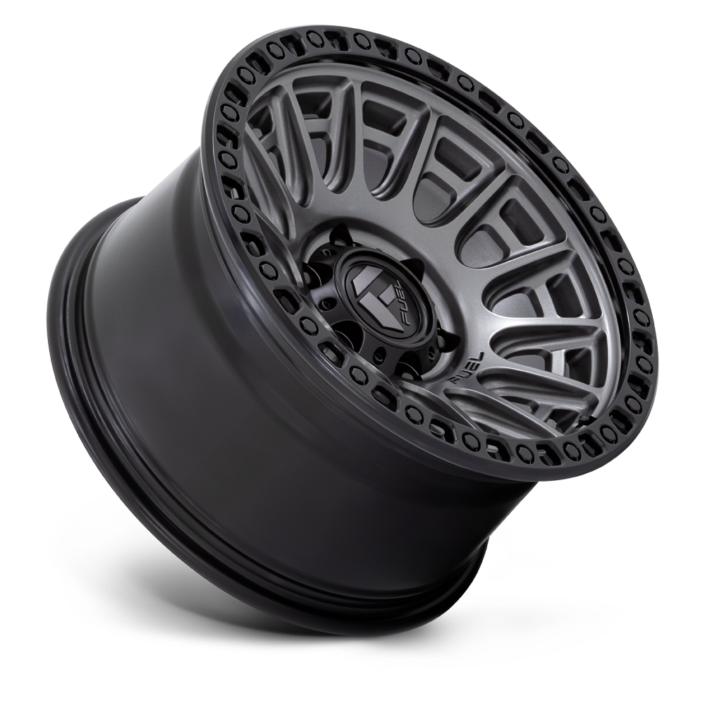 20" Fuel D835 Cycle 20x9 6x135 1mm Matte Gunmetal Black Ring For Ford Lincoln