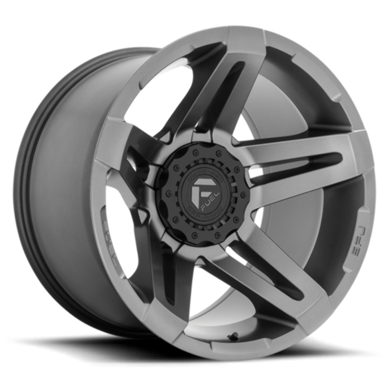 Fuel 1PC D764 Sfj 20x12 6x135 6x5.5 Matte Gun Metal Wheel 20" -44mm Rim