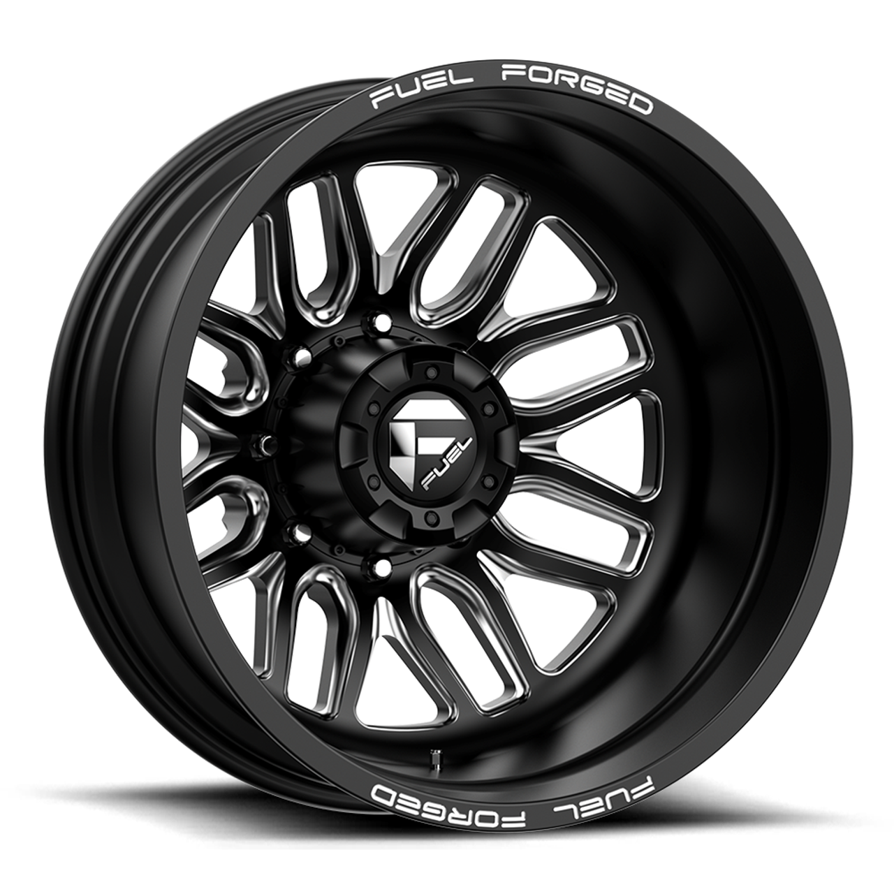 Fuel Mono DB66 FFC66 22x8.25 8x200 Matte Black Milled Wheel 22" -202mm Rim