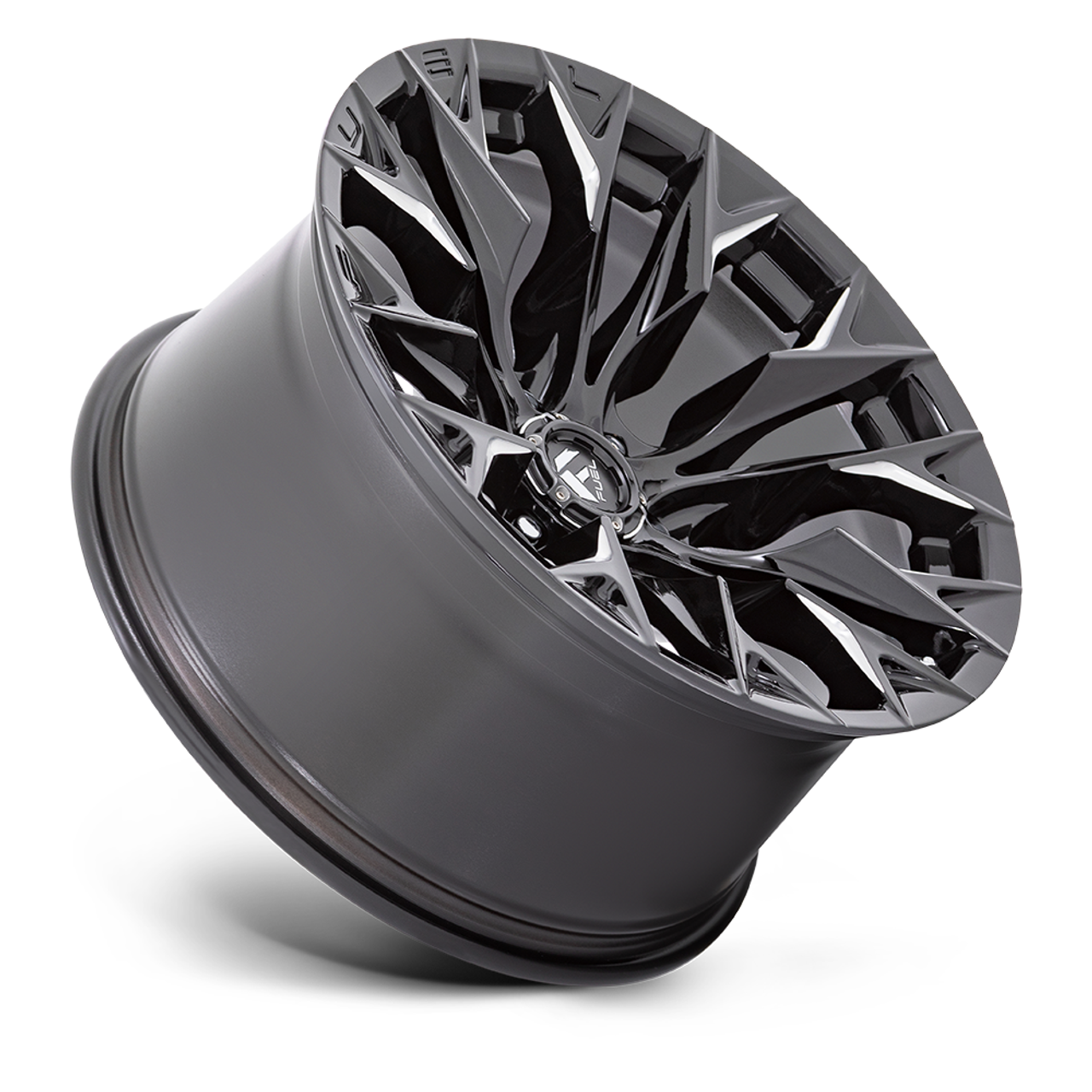 Fuel 1PC D803 Flame 20x9 6x135 Gloss Black Milled Wheel 20" 20mm Rim