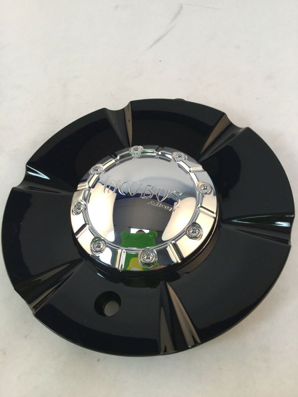 Incubus Boost Aftermarket Wheel Center Hub Cap Black Chrome EMR348-CAP INC43