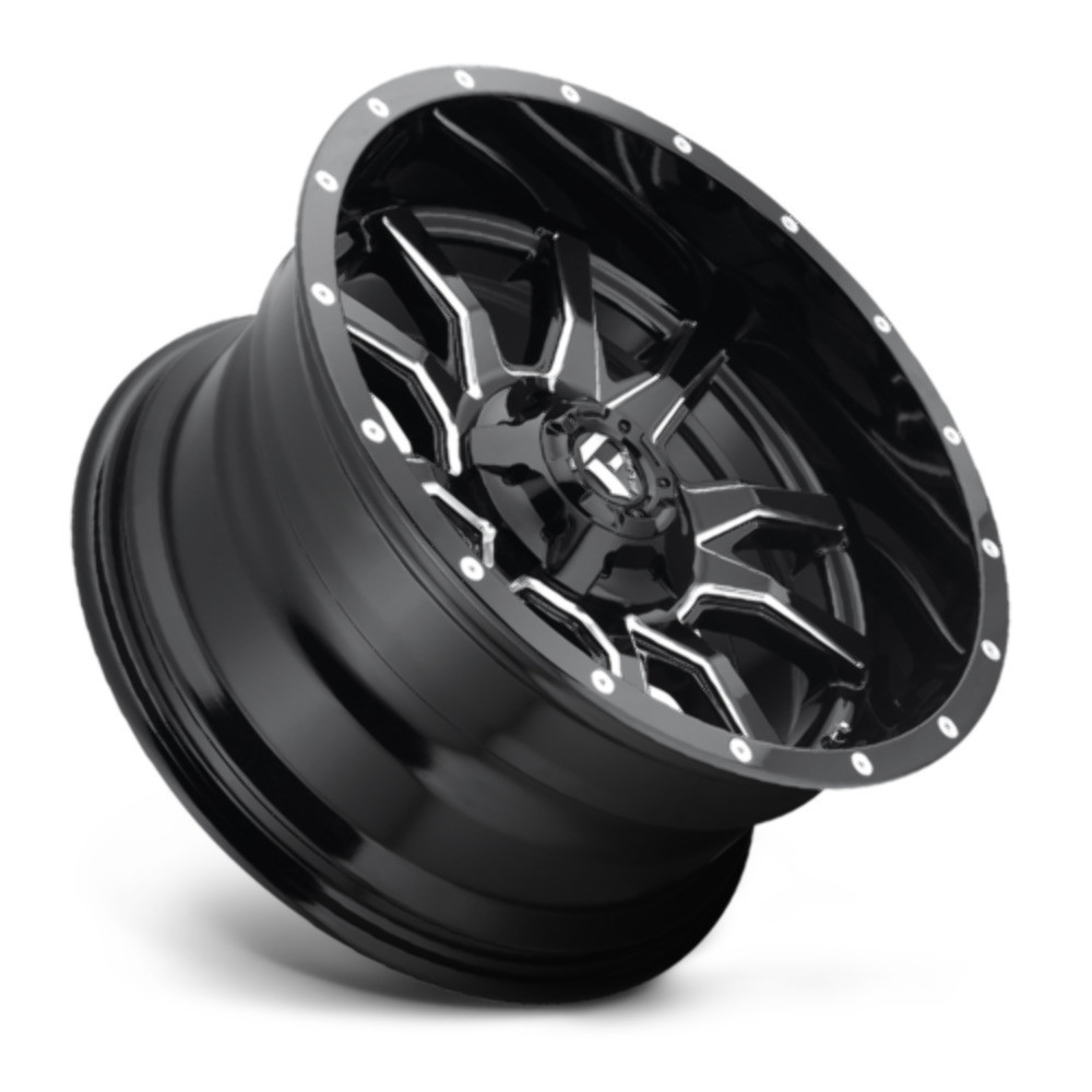 17x9.0 Gloss Black Milled Fuel 1PC Wheel D62717907050 | A2i Wheel