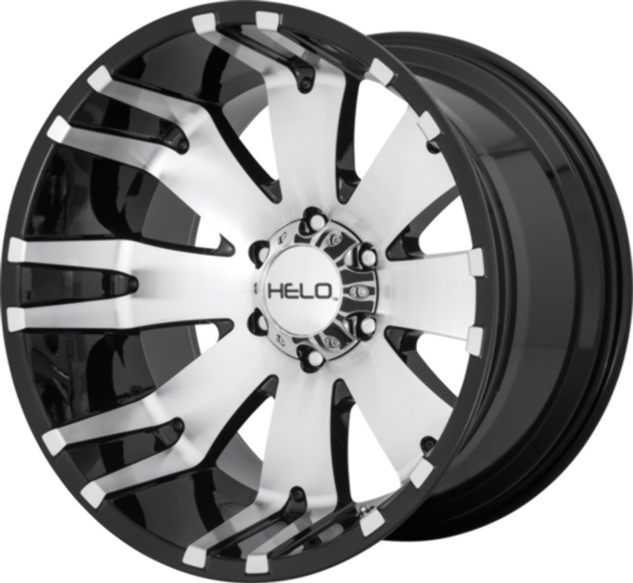 Helo HE917 20x10 8x170 Gloss Black Machined Wheel 20" -18mm Rim