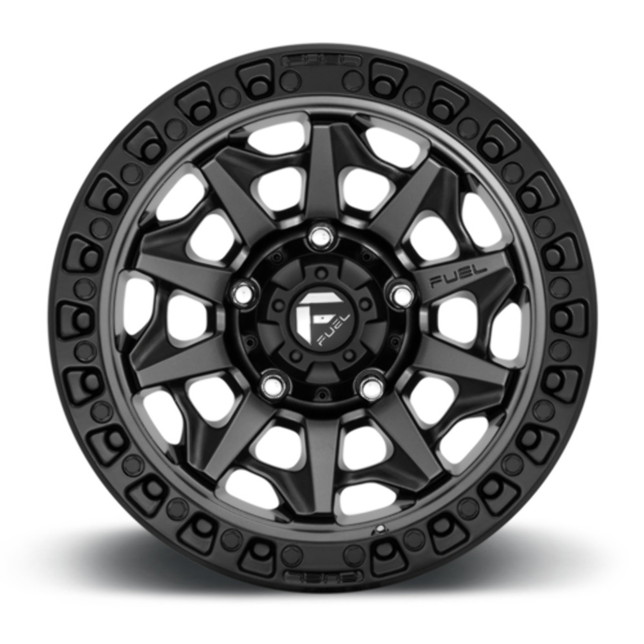 20" Fuel D716 Covert 20x9 8x170 1mm Matte Gunmetal Black Bead Ring For Ford Rim