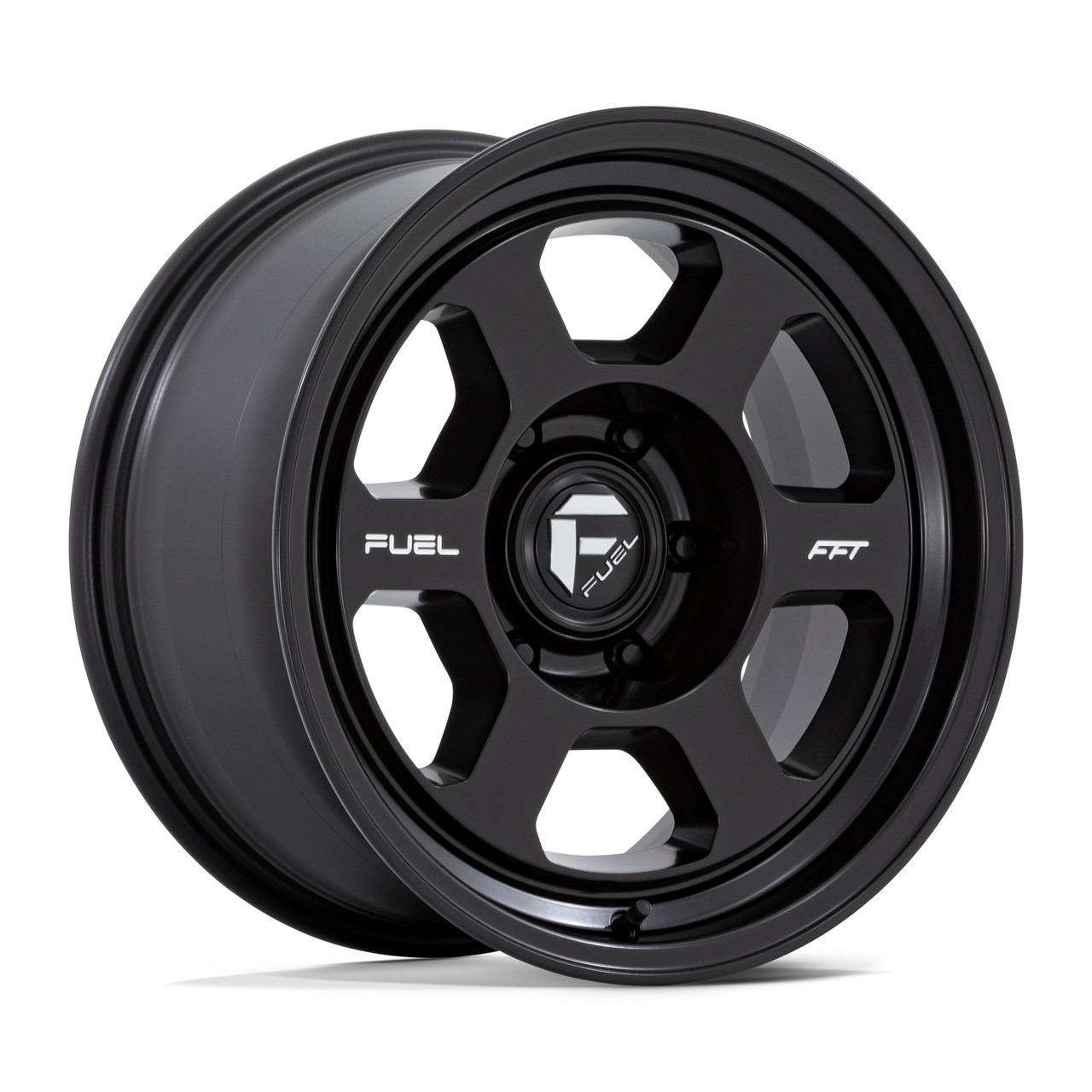 17" Fuel FC860 Hype 17x8.5 6x135 10mm Matte Black Wheel For Ford Lincoln Rim