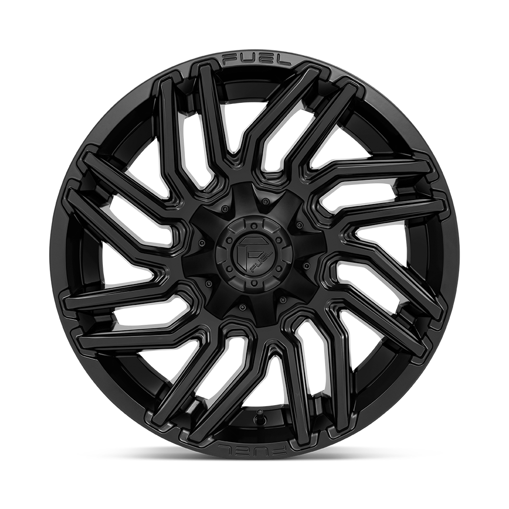 Fuel 1PC D775 Typhoon 20x9 5x4.5 5x5.0 Matte Black Wheel 20" 1mm Rim