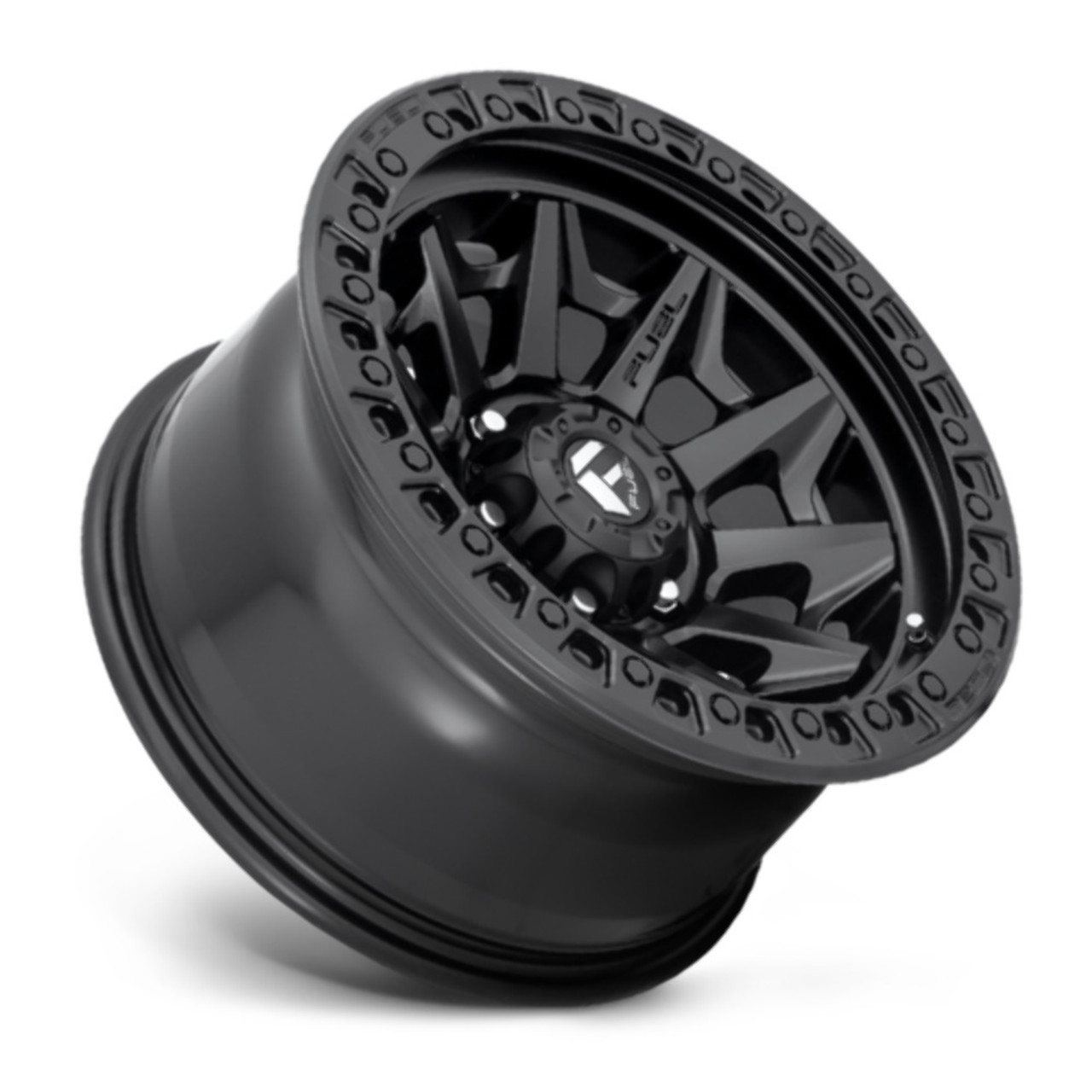 15" Fuel 1PC D694 Covert 15x8 5x4.5 -19mm Wheel Matte Black Rim