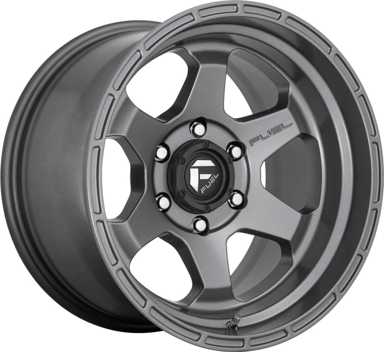 Fuel 1PC D665 Shok 17x10 5x5.0 Matte Anthracite Wheel 17" -18mm Rim