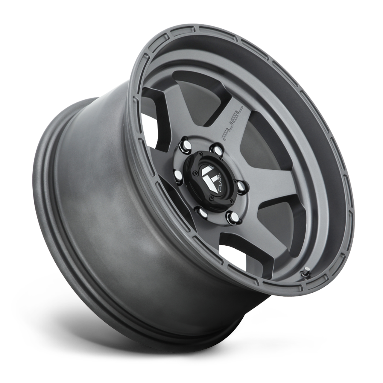 Fuel 1PC D665 Shok 17x10 5x5.0 Matte Anthracite Wheel 17" -18mm Rim
