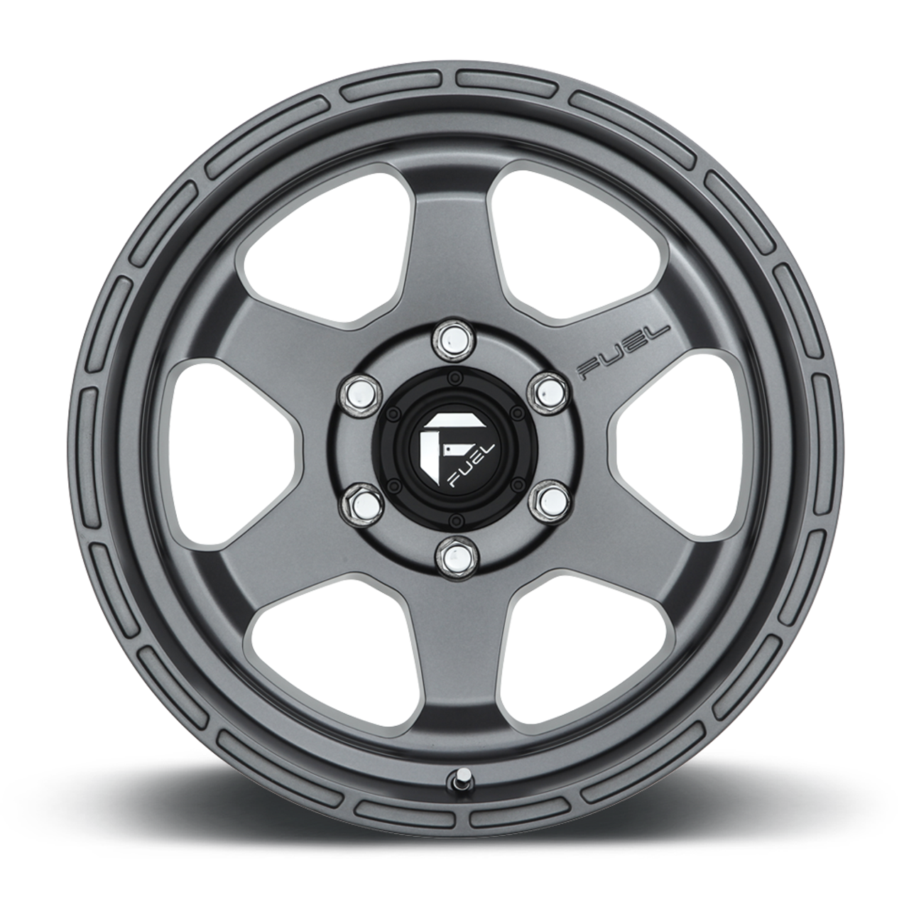 Fuel 1PC D665 Shok 17x10 5x5.0 Matte Anthracite Wheel 17" -18mm Rim