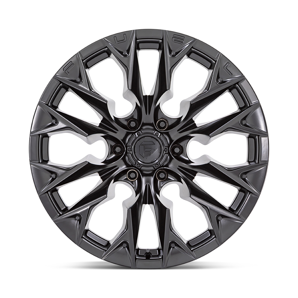 20" Fuel 1PC D804 Flame 20x10 6x135 -18mm Blackout Wheel For Ford Lincoln Rim