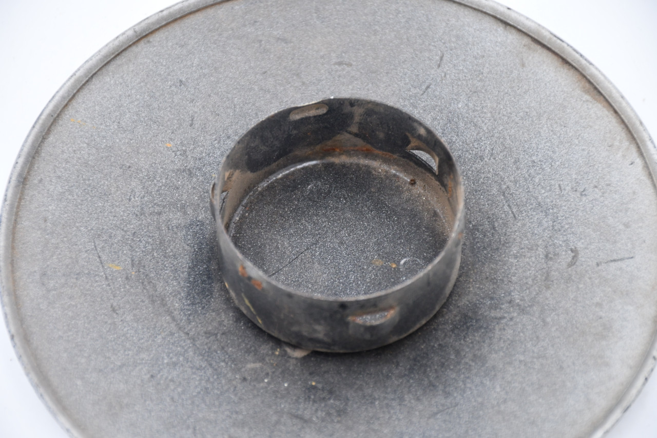 Mitsubishi Silver Center Cap Hub Cap CC600Mitsu 6" Factory OEM Snap In