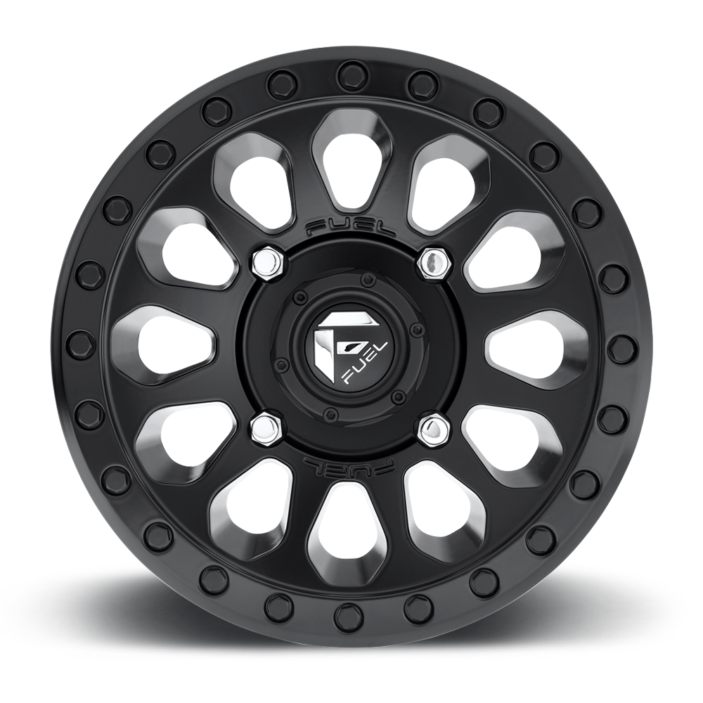 Fuel UTV D579 Vector 15x7 4x156 Matte Black Wheel 15" 13mm Offroad Rim