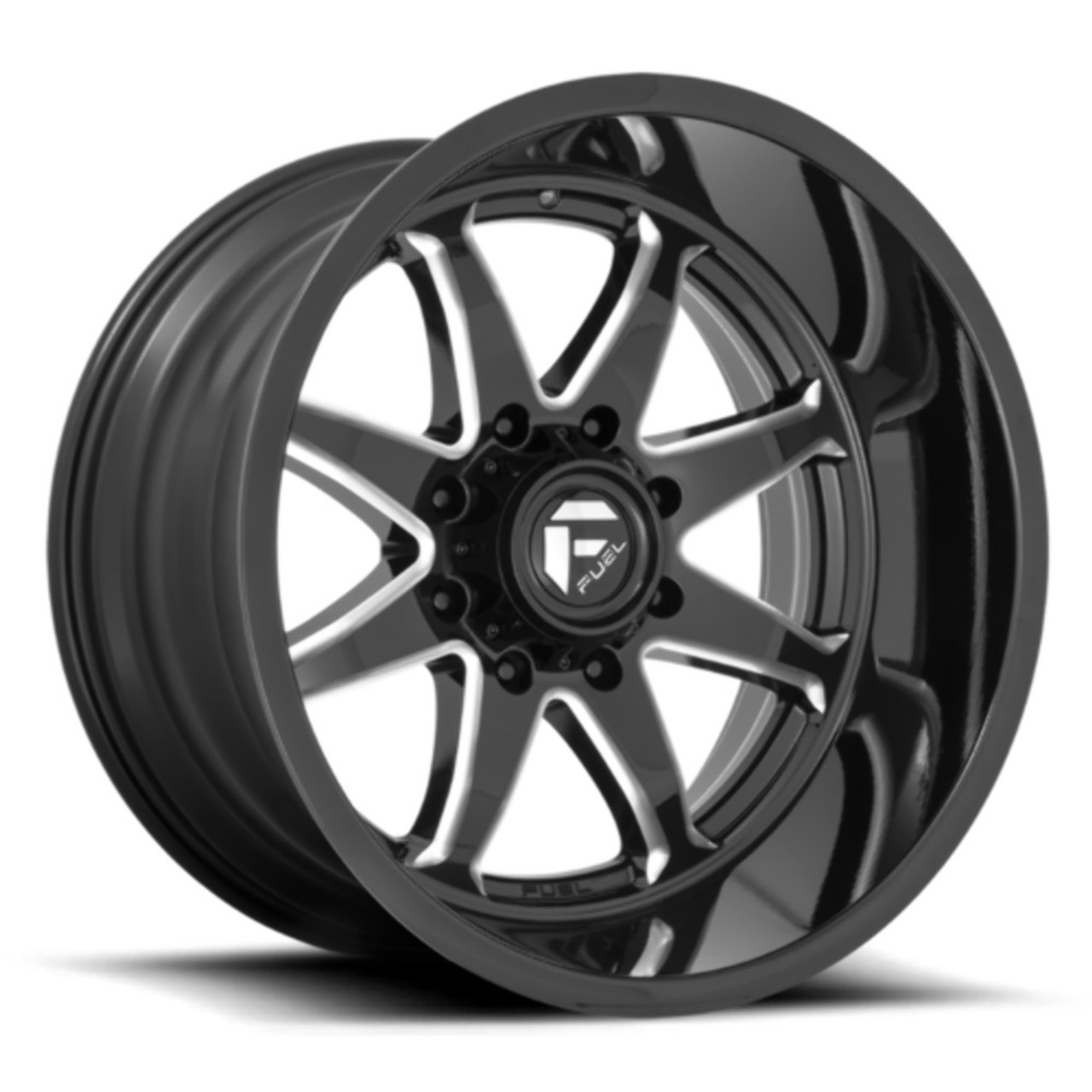 Fuel 1PC D749 Hammer 20x10 5x150 Gloss Black Milled Wheel 20" -18mm Rim