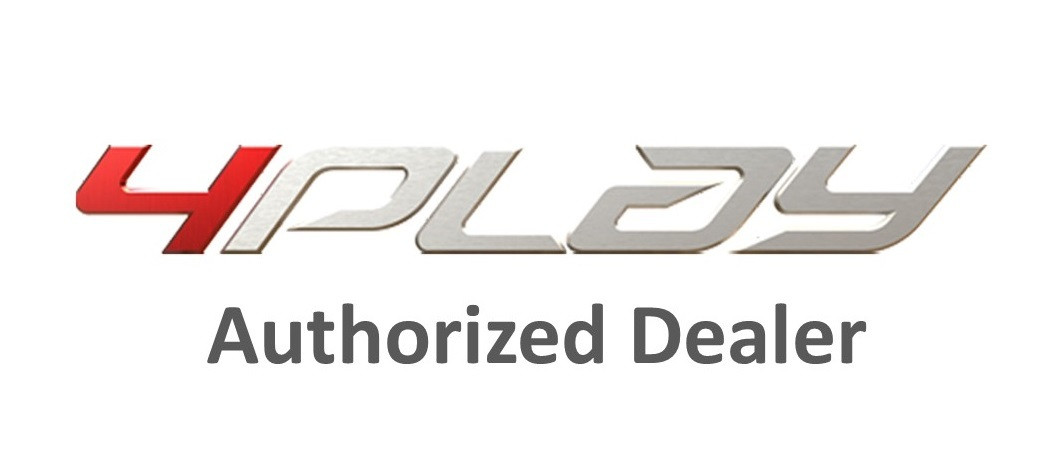 Set 4 20" 4PLAY 4P55 Black Brushed Face & Tinted Clear 20x12 5x5 5x5.5 -44mm Rim