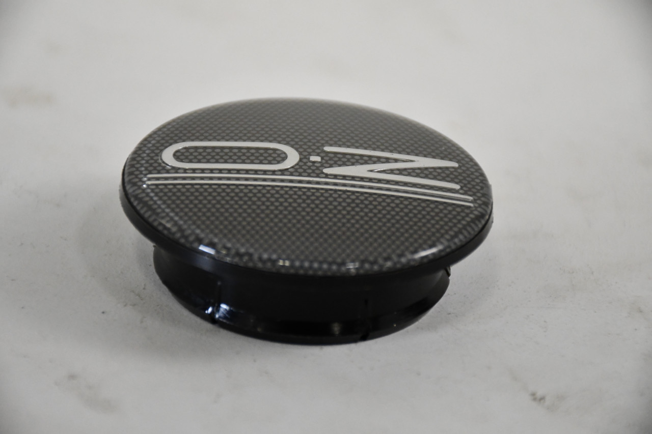 OZ Cap Gray/Chrome logo Center Cap Hub Cap D89-13-0679-00 2.175"