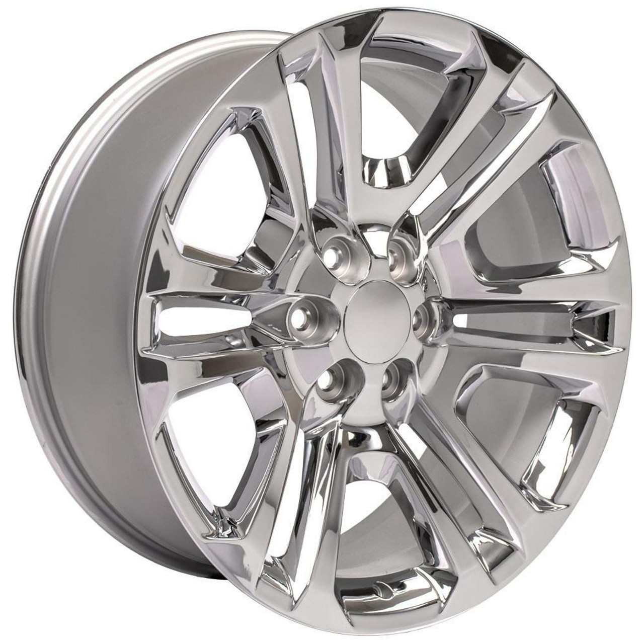 22" OE Wheels CV99 Chrome 22x9 Wheel 6x5.5  Rim