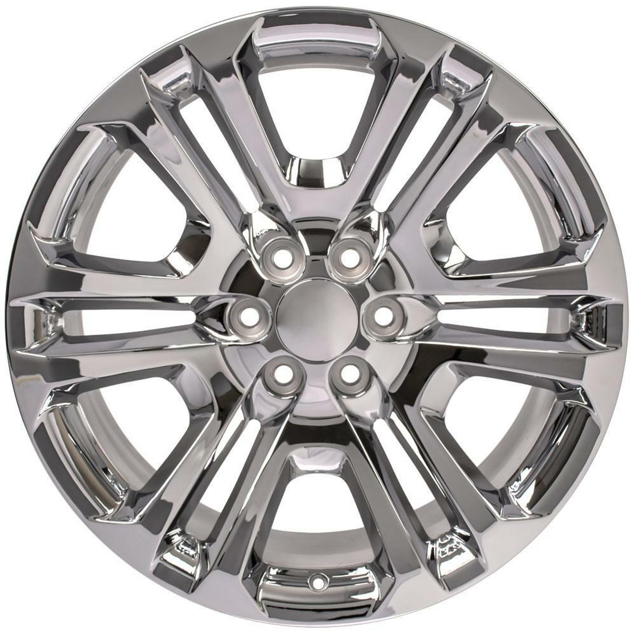 22" OE Wheels CV99 Chrome 22x9 Wheel 6x5.5  Rim