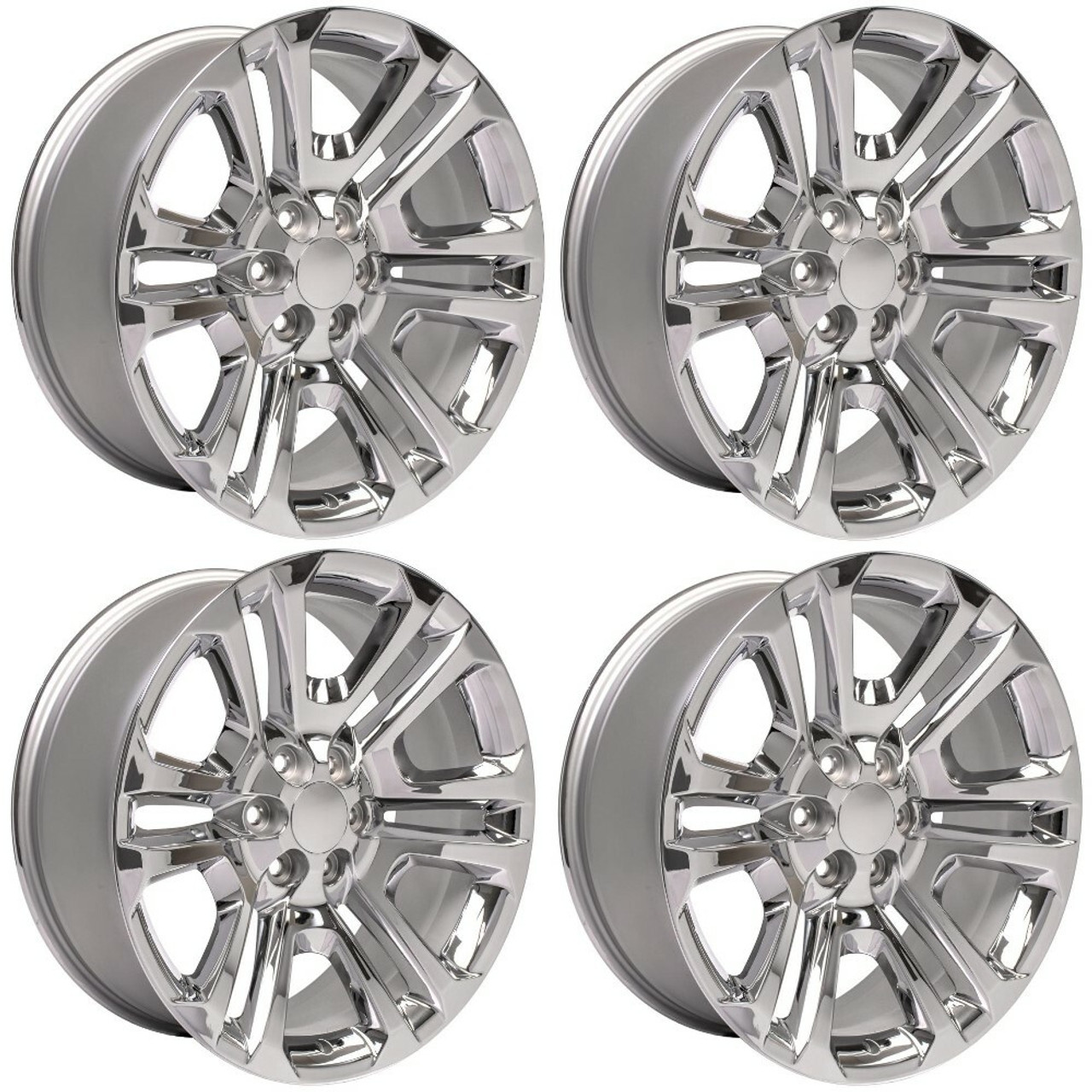 Set 4 22" OE Wheels CV99 Chrome 22x9 Wheels 6x5.5  Rims