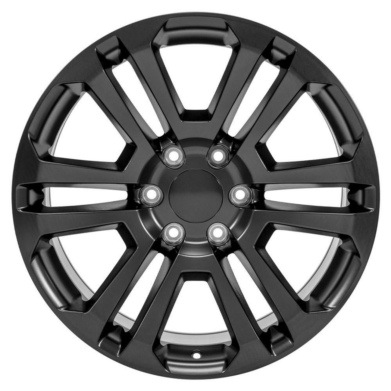 20" OE Wheels CV99 Satin Black 20x9 Wheel 6x5.5 Rim 31mm For Chevy GMC