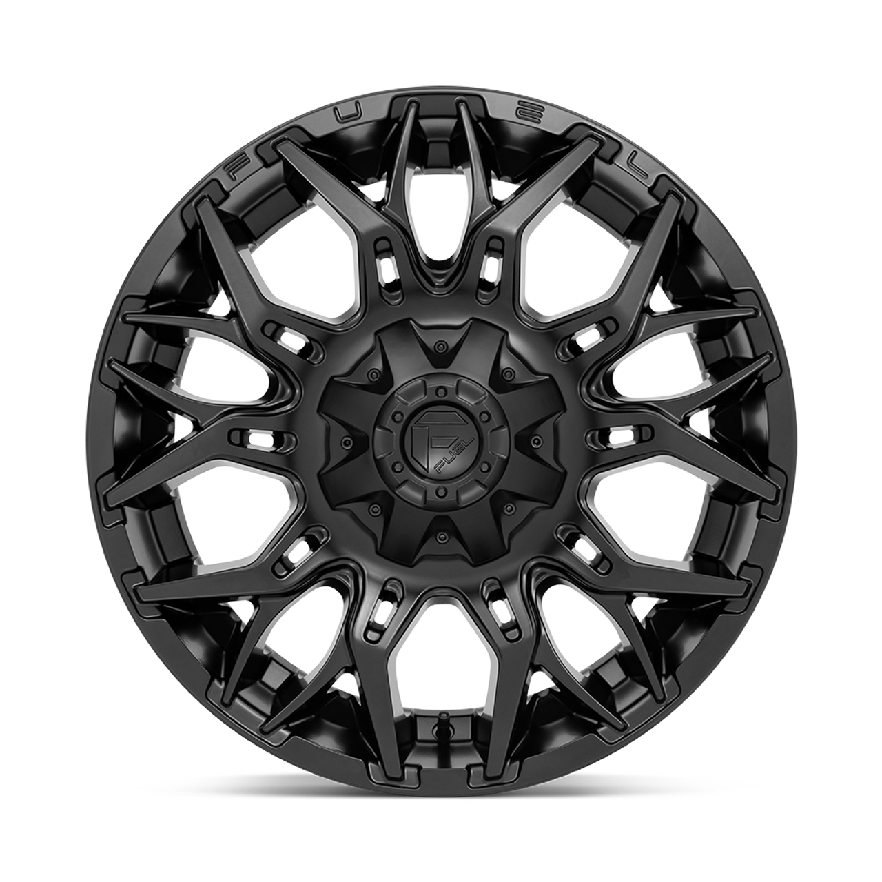 Fuel 1PC D772 Twitch 20x9 8x180 Blackout Wheel 20" 1mm Rim For Chevy GMC
