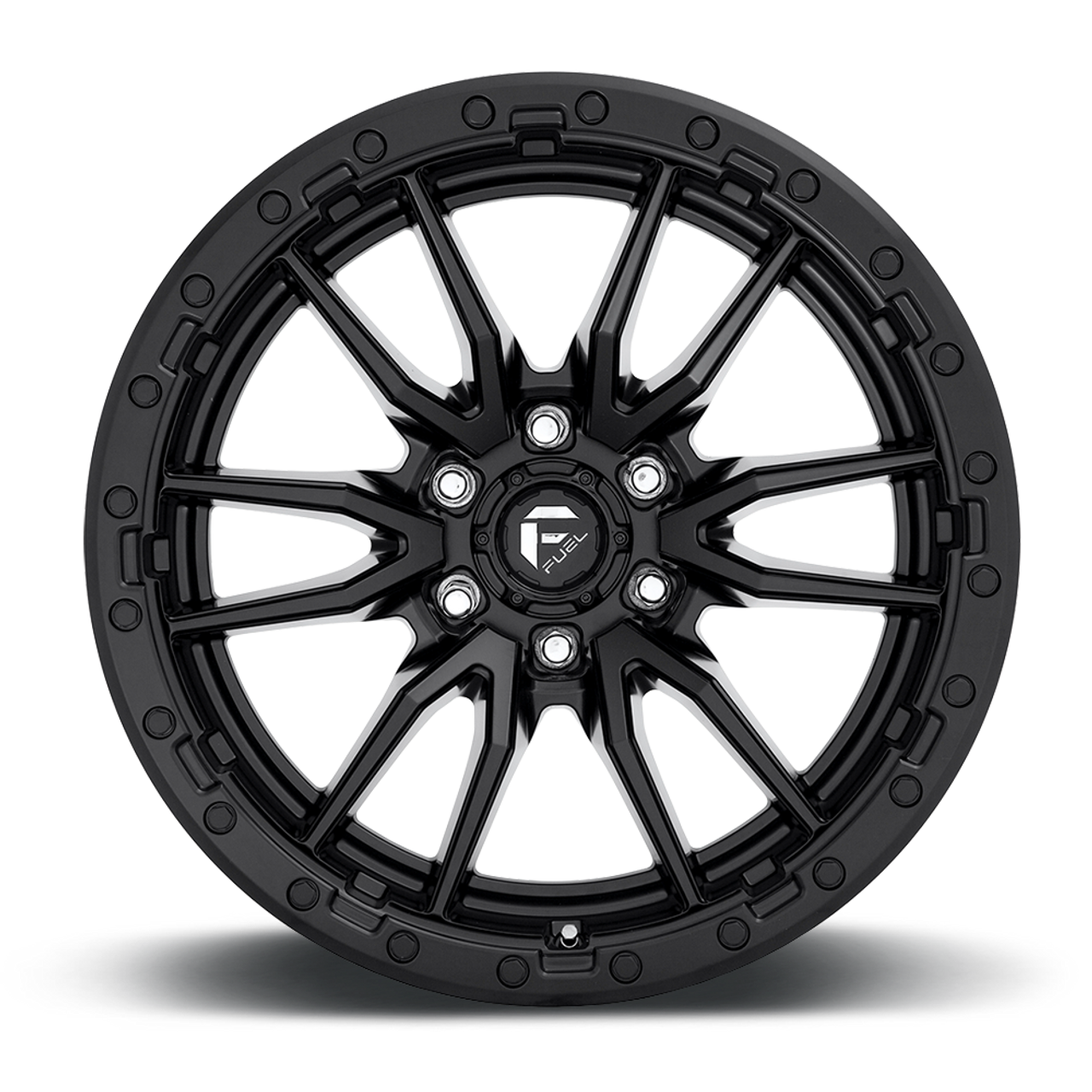 Fuel 1PC D679 Rebel 22x12 8x180 Matte Black Wheel 22" -44mm Rim