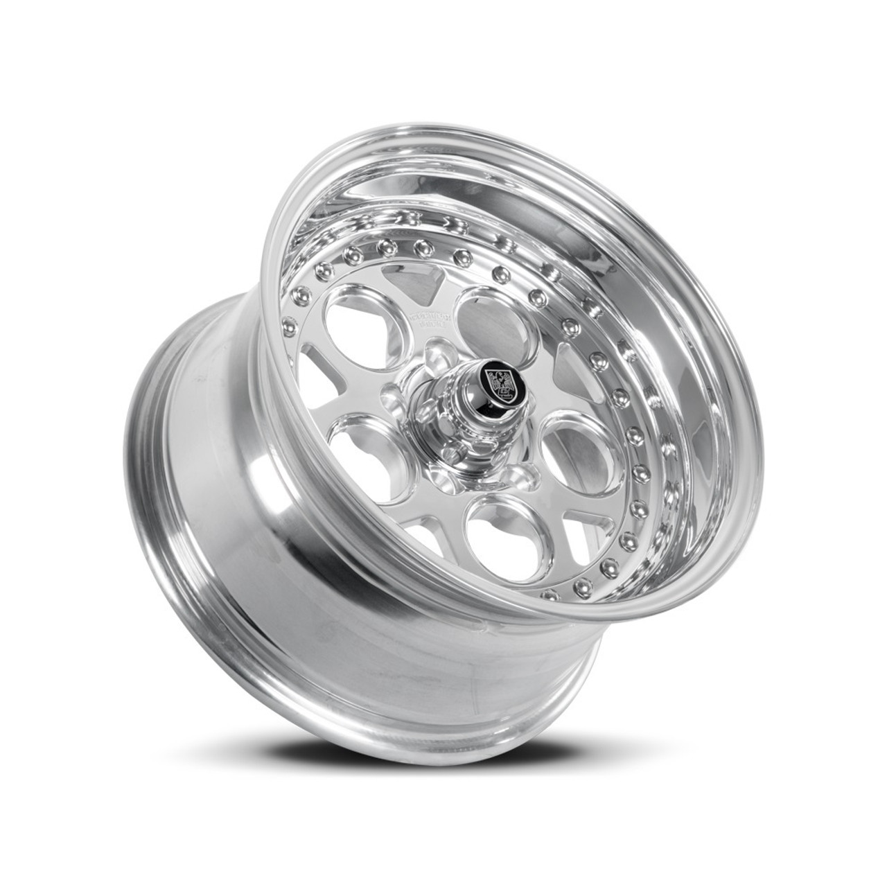Set 4 15" Center Line Rev 2.0 Polish Center Polished Lip 15x8 Wheels 5x4.5 00mm