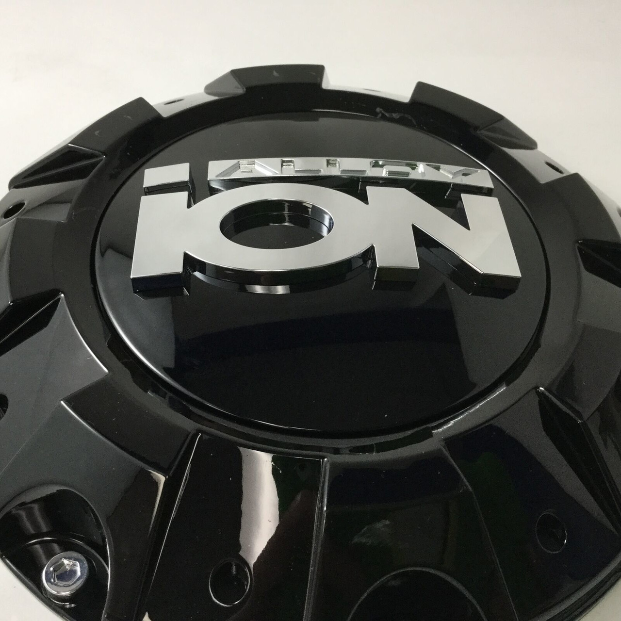 Ion 187 Bolt On Wheel Center Cap Gloss Black C10187B C824401B C10194028B 8.375"