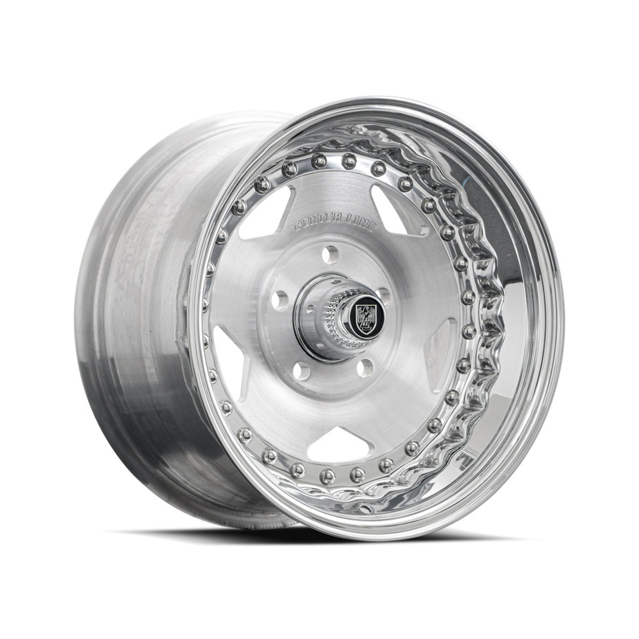 15" Center Line Convo Pro 2.0 Polished 15x4 Wheel 5x4.5 -06mm Rim