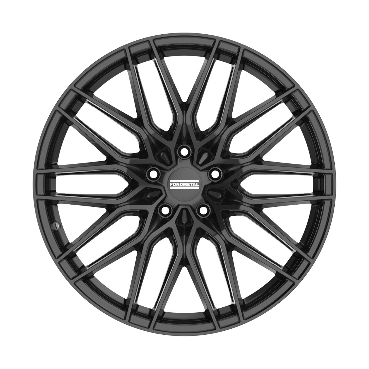 21" Fondmetal Cratos Gloss Black 21x11 Wheel 5x112 40mm Rim