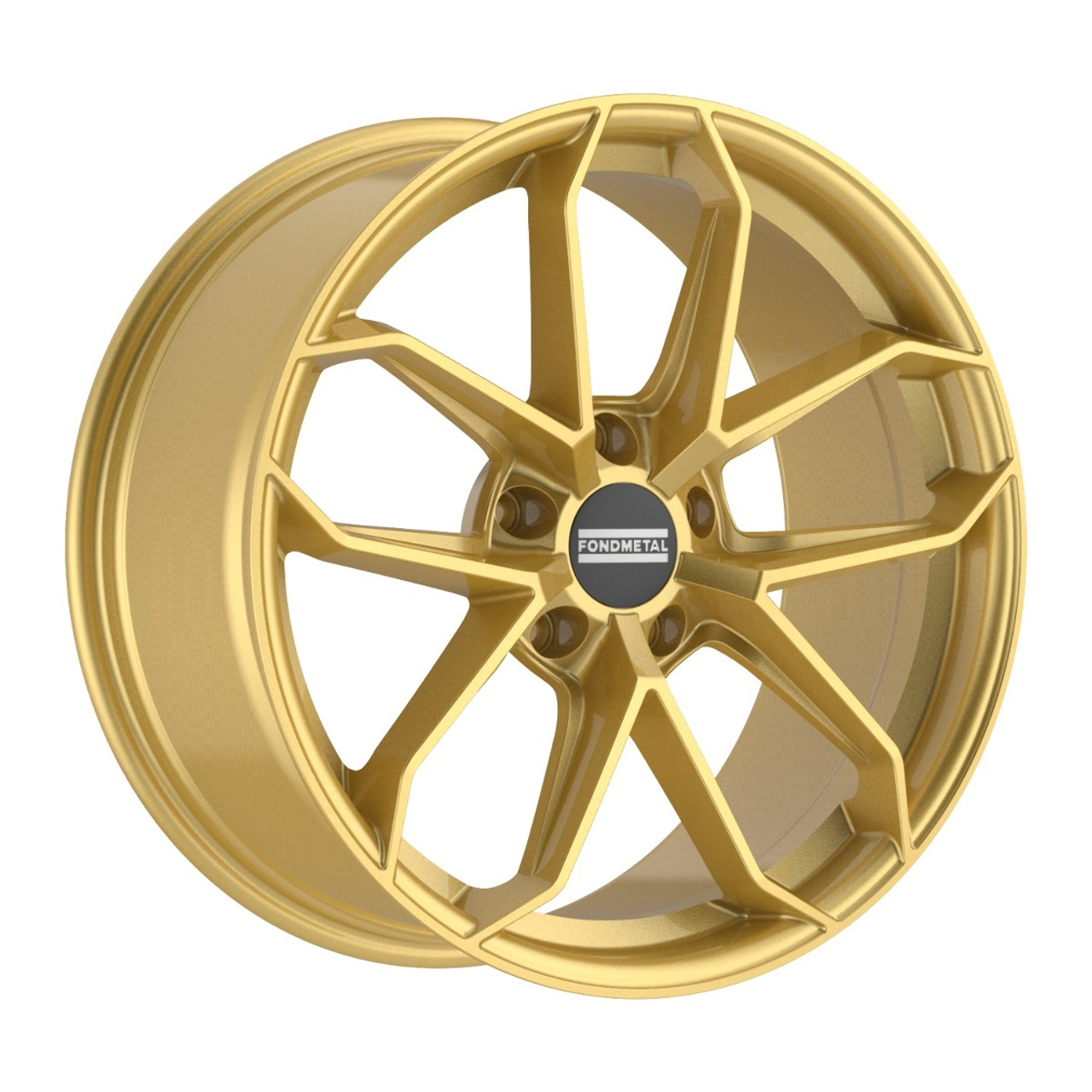 Set 4 20" Fondmetal Zelos Matt Gold 20x9 Wheels 5x130 50mm Rims