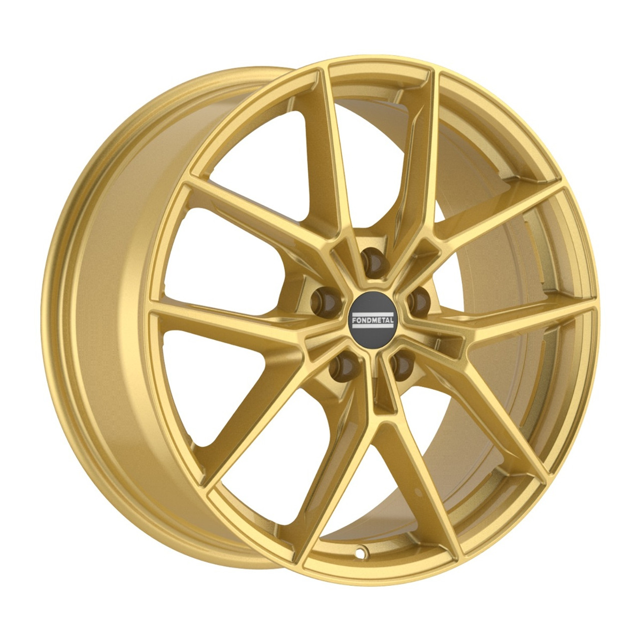 Set 4 18" Fondmetal Iupiter Matt Gold 18x8 Wheels 5x112 49mm Rims