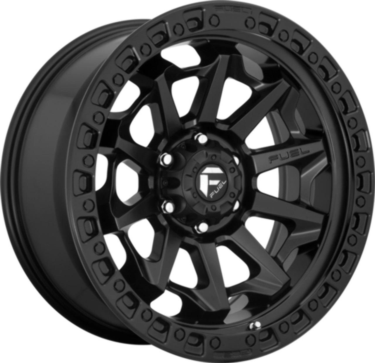 20" Fuel D694 Covert 20x10 8x6.5 -18mm Wheel Matte Black For Chevy GMC Ram Ford
