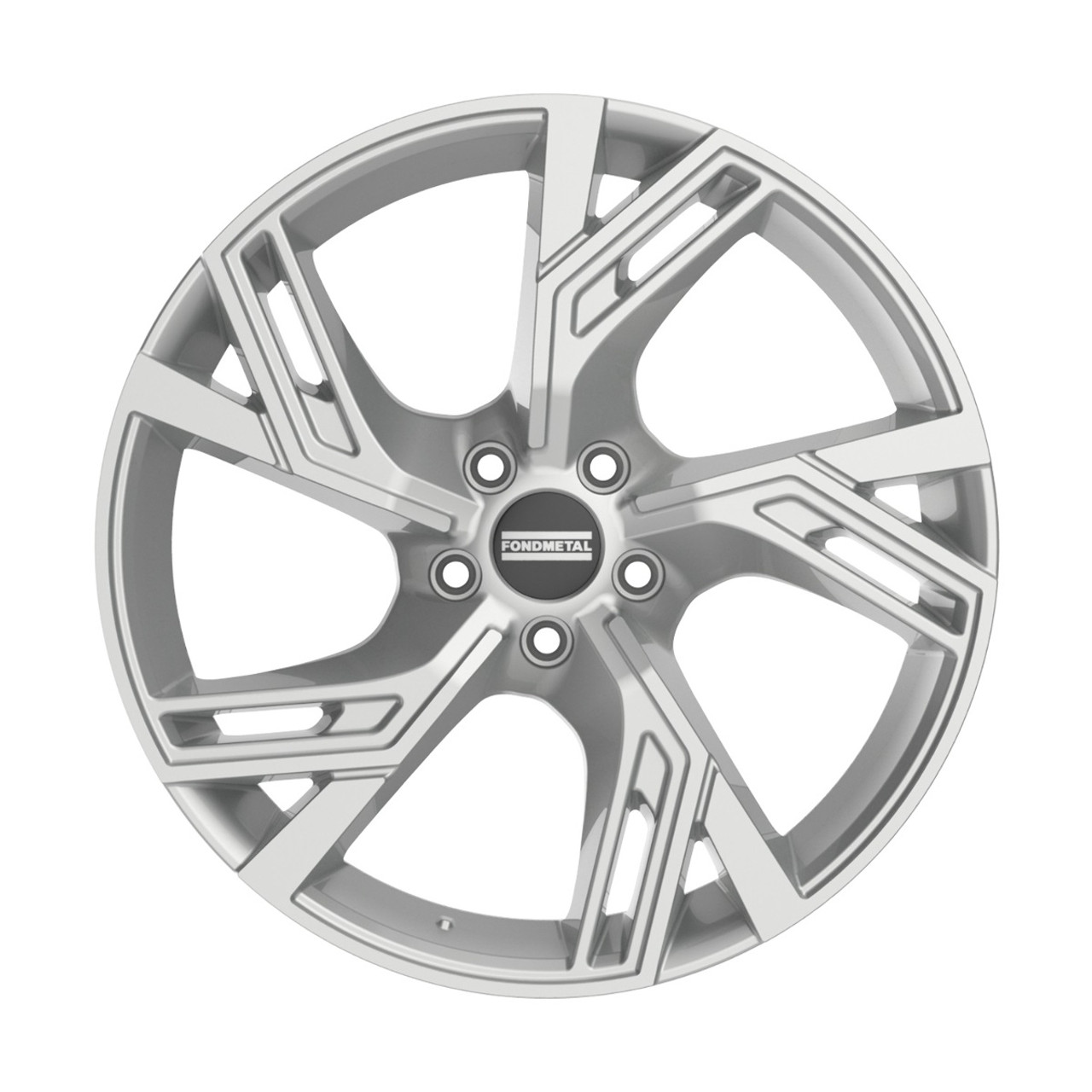 19" Fondmetal Atena Gloss Silver 19x8.5 Wheel 5x112 28mm Rim