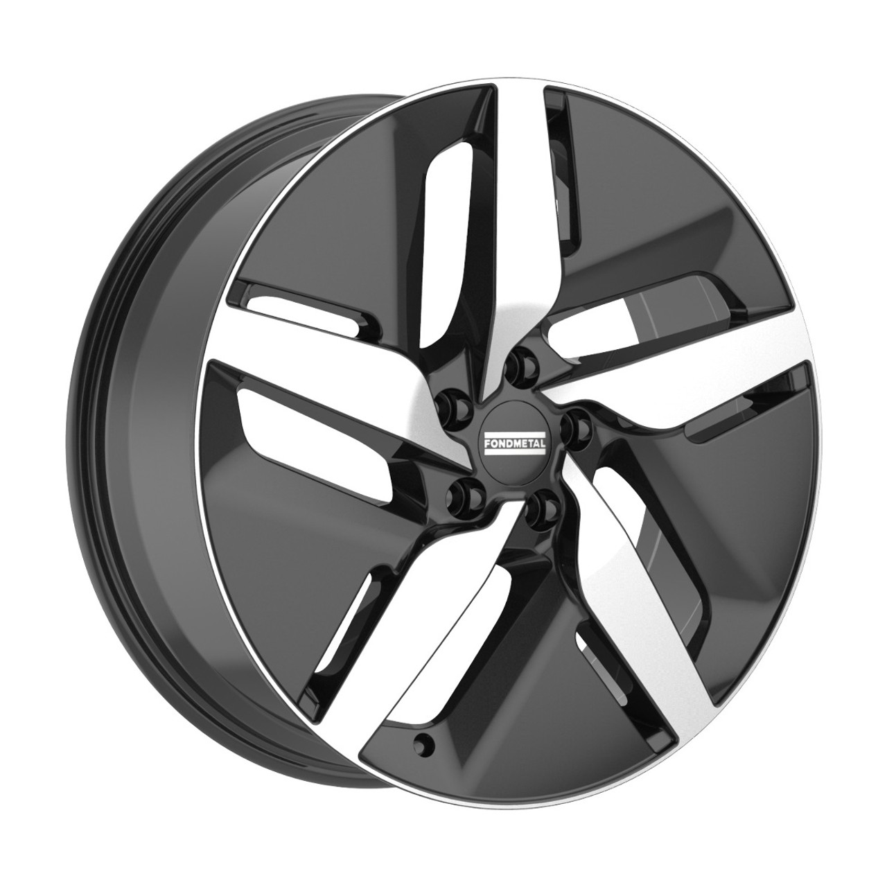 21" Fondmetal E-Joule Gloss Black Machined 21x9.5 Wheel 5x4.5 40mm Rim