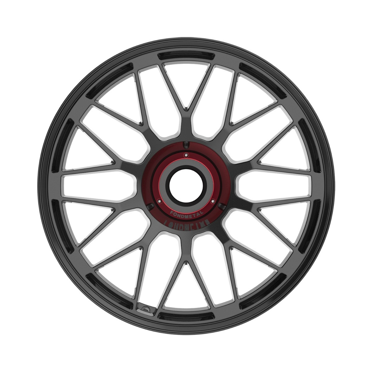Set 4 20" Fondmetal 9EVO MD Gloss Black 20x10.5 Center Lock - Monodado 48mm Rims