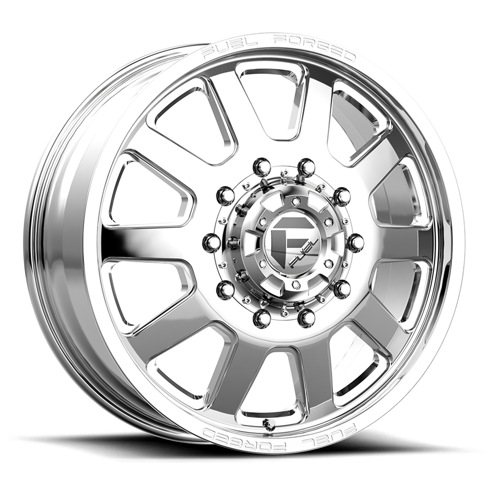 Fuel Mono DE09 FF09D 20x8.25 10x225 Polished Wheel 20" 105mm Rim