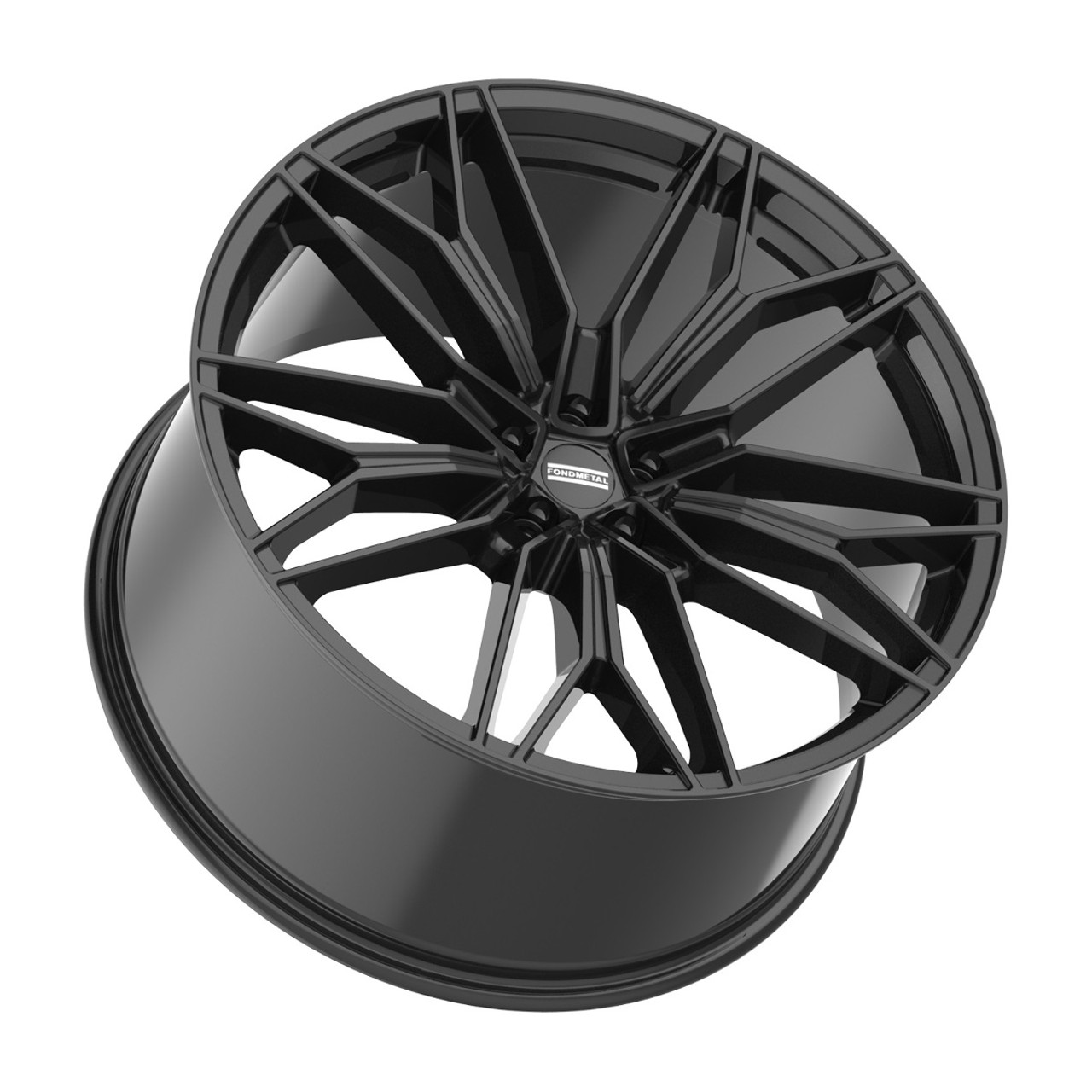 23" Fondmetal STC-23 Gloss Black 23x10 Wheel 5x130 28mm Rim