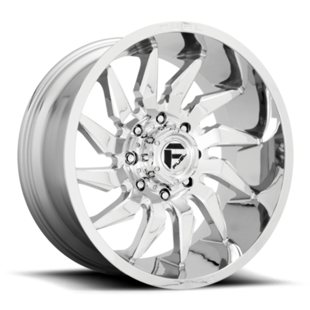 Fuel 1PC D743 Saber 22x12 8x170 Chrome Wheel 22" -44mm Rim