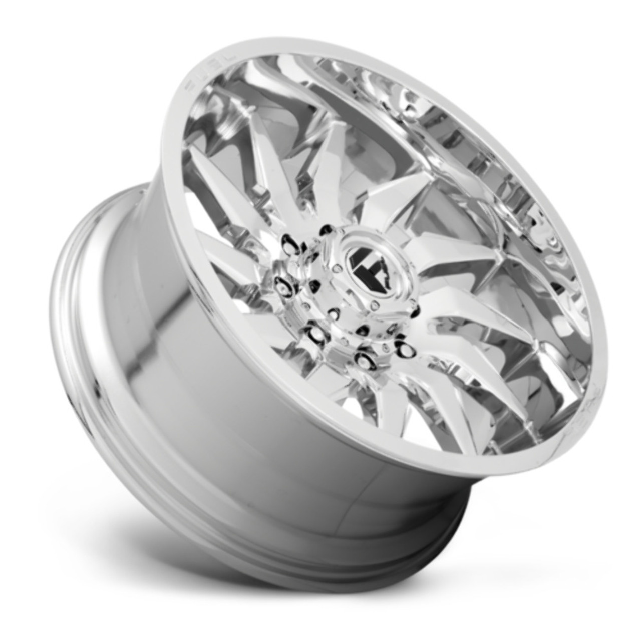 Fuel 1PC D743 Saber 22x12 8x170 Chrome Wheel 22" -44mm Rim